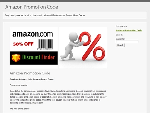 Amazon Promotion Code-Save a lot of money