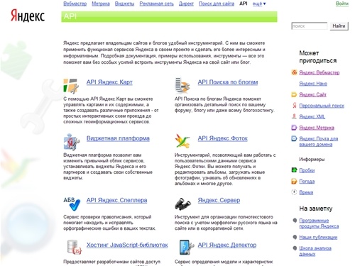 Инструменты Яндекса для вашего сайта