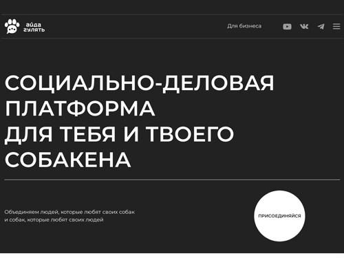 АЙДА ГУЛЯТЬ - Социально-деловая платформа для владельцев собак и зообизнеса