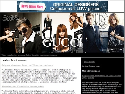 Fashion women winter coats