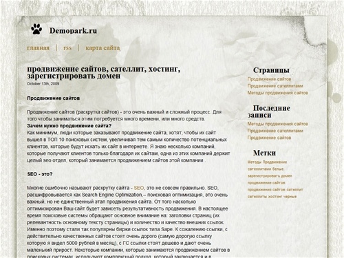  продвижение сайтов, сателлит, хостинг, зарегистрировать домен 