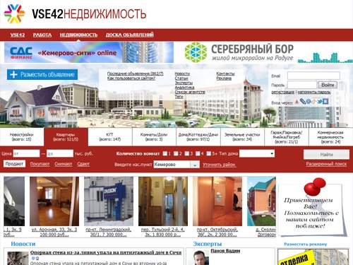 Квартиры, дома, дачи, купля, продажа, аренда, коммерческая недвижимость