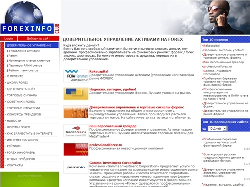 ДОВЕРИТЕЛЬНОЕ УПРАВЛЕНИЕ АКТИВАМИ НА FOREX