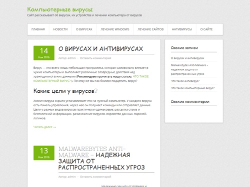 Компьютерные вирусы, как работают вирусы, лечение компьютера от вирусов