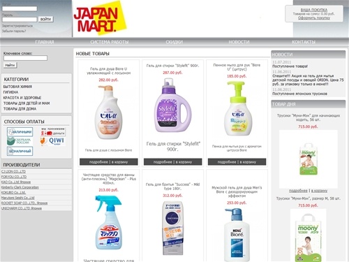 Японские товары купить оптом | Интернет магазин JapanMart