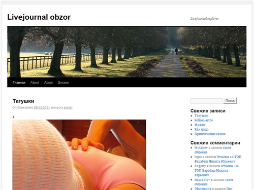 Livejournal obzor | Livejournal explorer