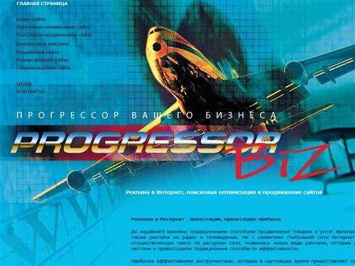 Разработка и поисковая оптимизация веб сайтов, продвижение сайтов в поисковых системах, реклама в Интернет, увеличение целевой посещаемости сайтов | Рекламное агентство «Прогрессор»