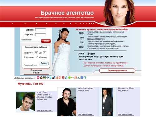 Брачное агентство : международное брачное агентство, знакомства с богатыми мужчинами иностранцами