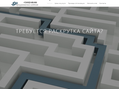 Оптимизация и раскрутка сайта