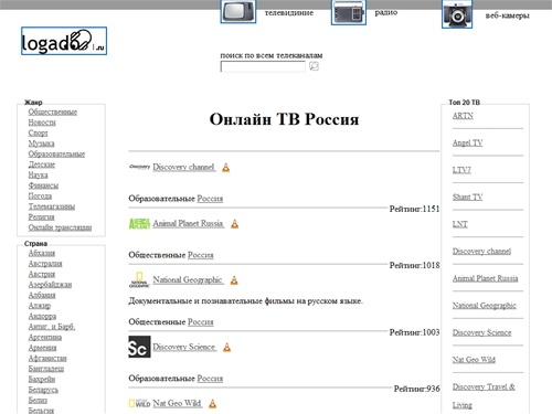 Онлайн ТВ Россия