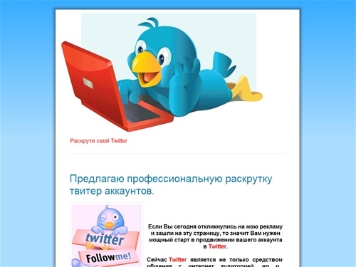 Раскрути свой Twitter
