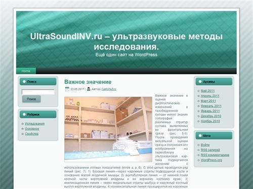 UltraSoundINV.ru – ультразвуковые методы исследования.