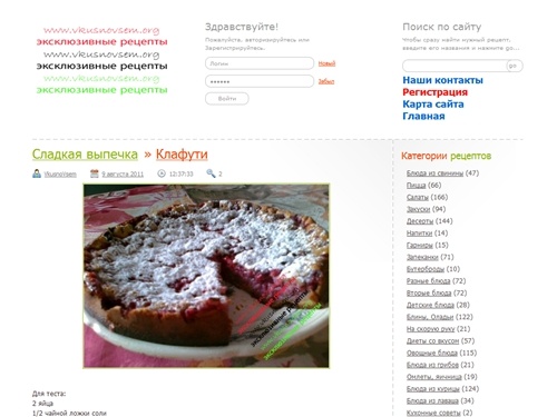 Рецепты для всех (Вкусно Всем) - Эксклюзивные рецепты с фото, кулинария