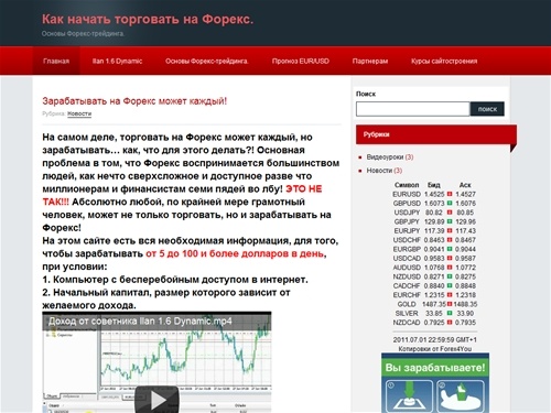  Как начать торговать на Форекс.