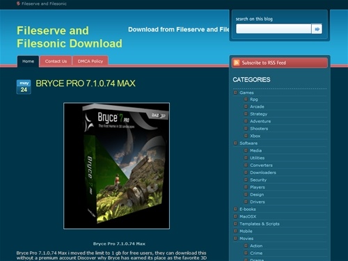 Fileserve and Filesonic download &raquo; waxdownload.com
