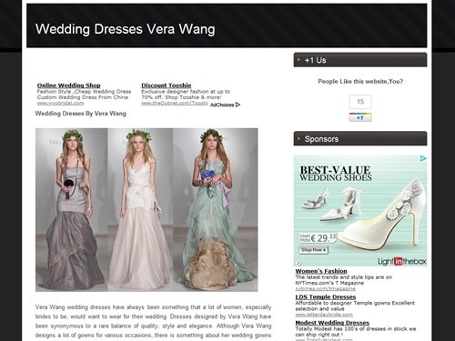 Wedding Dresses Vera Wang
