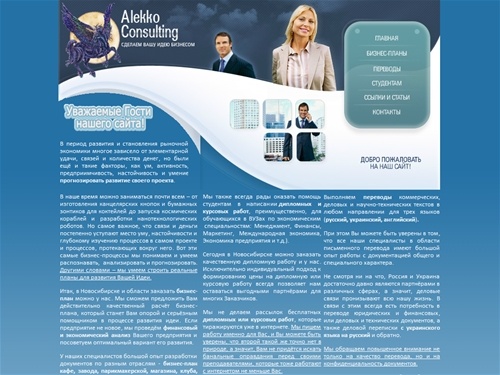 Alekko Consulting: Консультации бизнесу и студентам