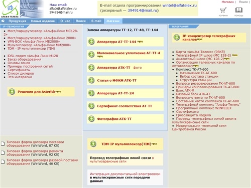 Производитель телеграфного оборудования, аппаратура ТТ-12, аппаратура ТТ-48, ТТ-144 - Альфа-Телекс