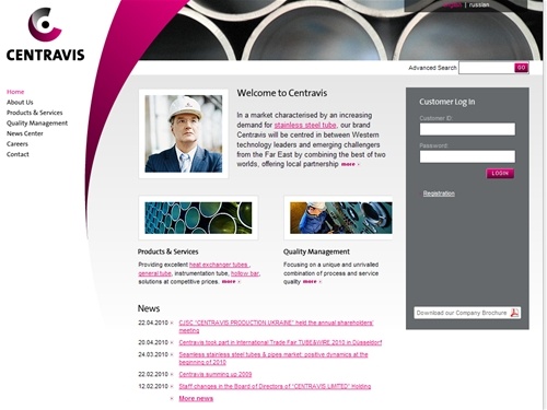 Centravis &mdash;  is a leding supplier of seamless stainless tubes & pipes.