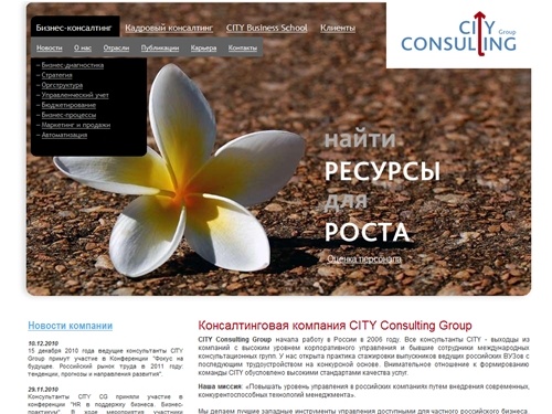 Консалтинговая компания CITY Consulting Group: финансовый консалтинг, кадровый, управленческий консалтинг, бизнес-обучение и консалтинговые услуги в Москве