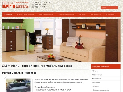 ДМ Мебель - г. Чернигов мебель под заказ