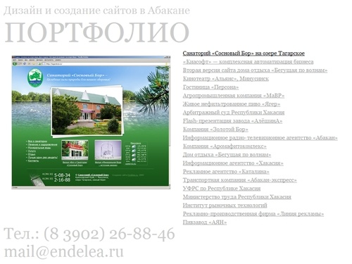 Дизайн и создание сайтов в Абакане (Хакасия)