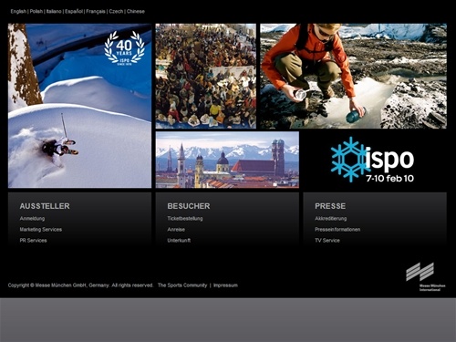 ispo - Internationale Fachmesse für Sportartikel und Sportmode in München - Sportmesse