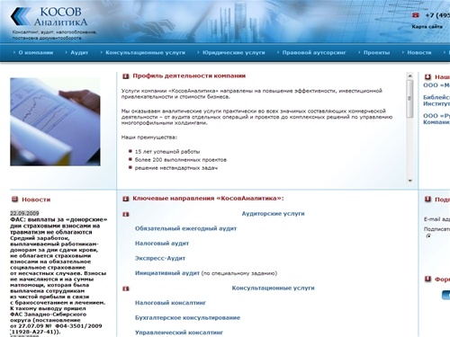КосовАналитика - провести аудит компании, фирмы. Консультационные аудиторские услуги