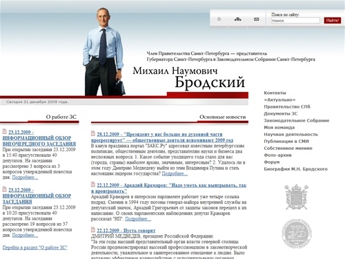 Сайт М.Н.Бродского