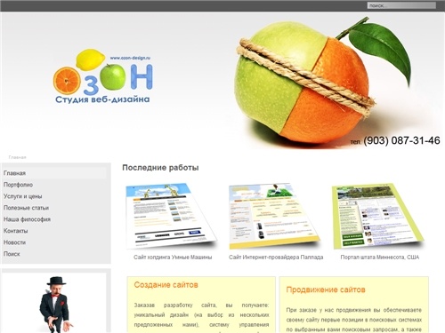 Студия ОзОН | Создание сайтов Екатеринбург, Нижний Тагил. Разработка сайтов, продвижение и раскрутка сайтов. - Главная