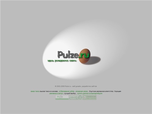 pulze - веб дизайн, создание, модернизация, поддержка сайта.