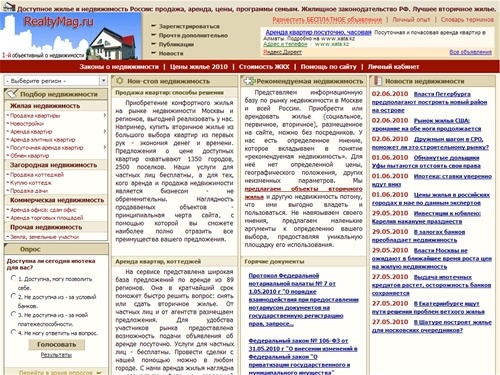 Все доступное жилье, недвижимость, вторичное жилье, жилищное законодательство | RealtyMag.ru