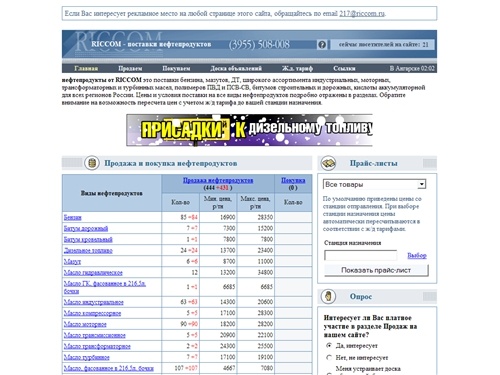 нефтепродукты и ГСМ – это бензин, мазут, дизельное топливо, битум и трансформаторное масло ГК от RICCOM.