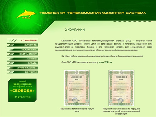 О компании — Тюменская телекоммуникационная система