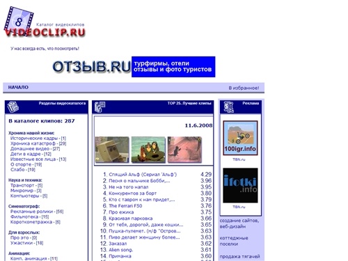 VIDEOCLIP.RU - Каталог видеоклипов
        
